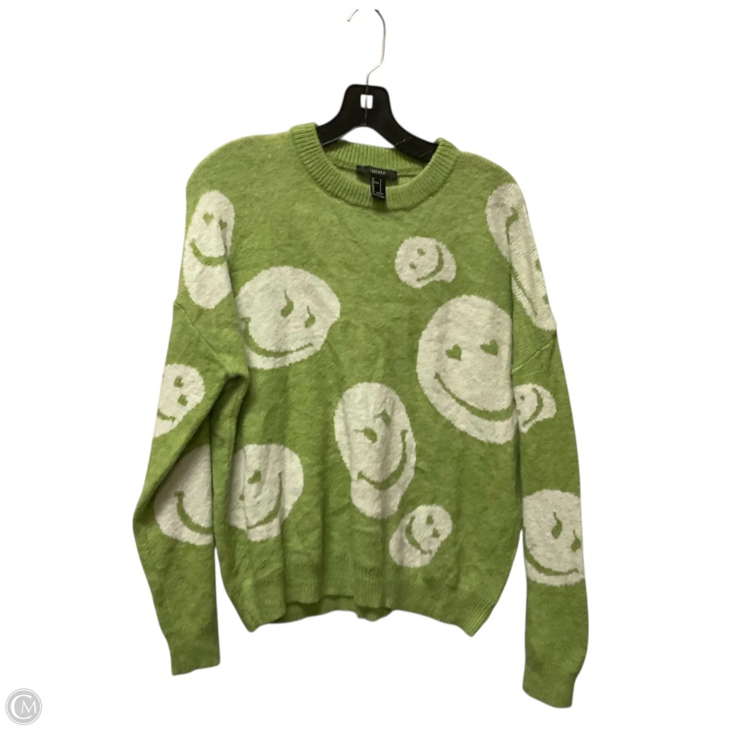 Sweater By Forever 21 In Green, Size: S
