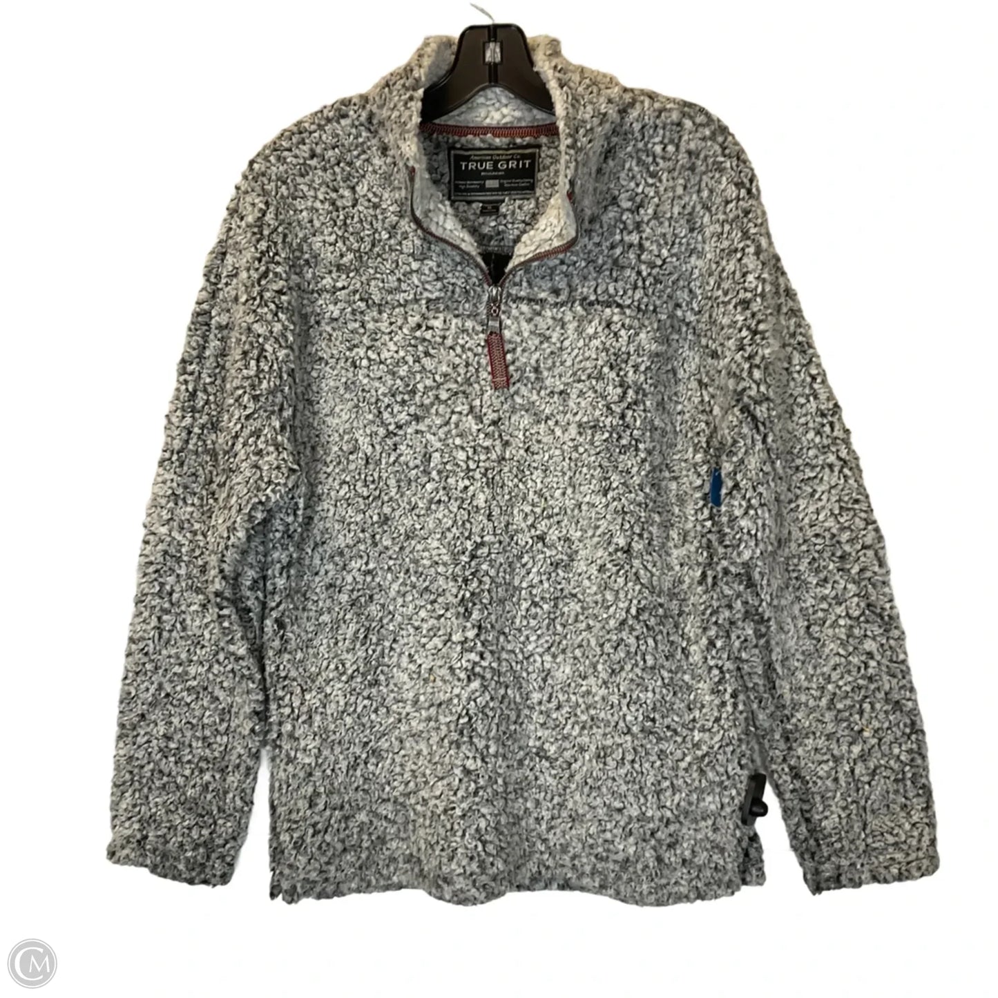 Sweatshirt Collar By True Grit In Grey, Size: Xs