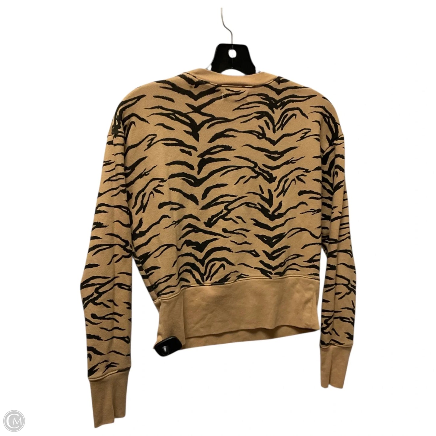 Top Long Sleeve By Madewell In Animal Print, Size: Xxs