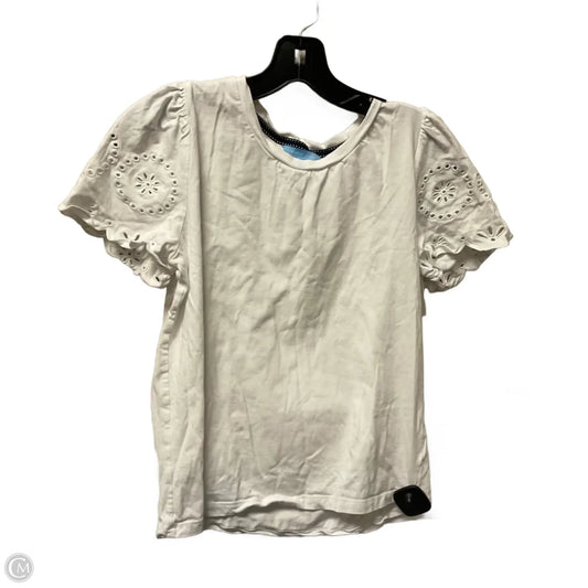 Top Short Sleeve Basic By Draper James In White, Size: Xs