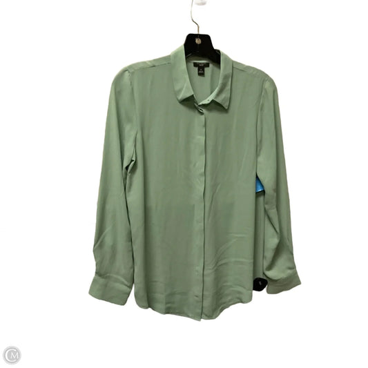 Top Long Sleeve By Ann Taylor In Green, Size: Mp