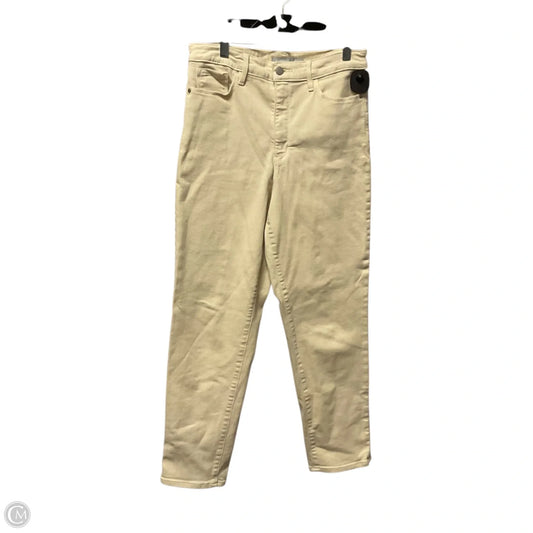Jeans Skinny By Athleta In Cream Denim, Size: 10