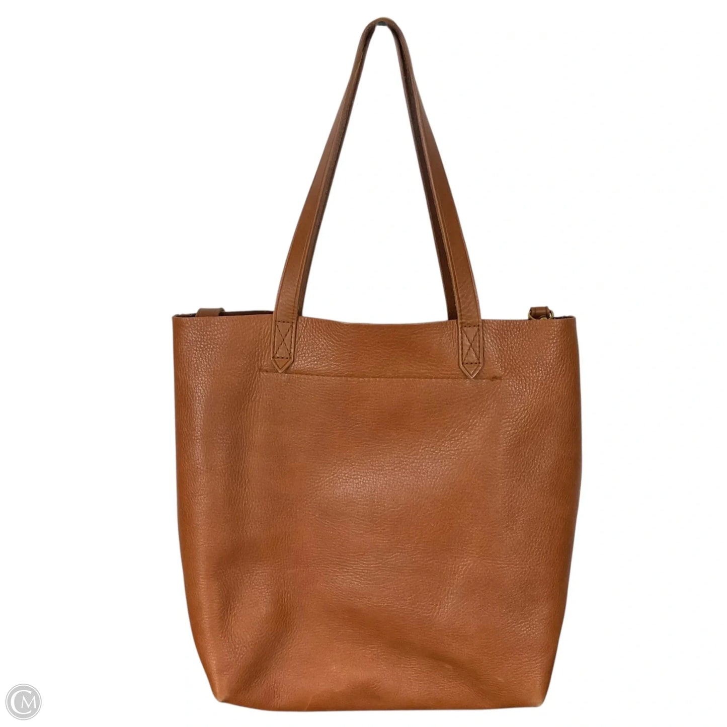Handbag Leather By Madewell, Size: Medium