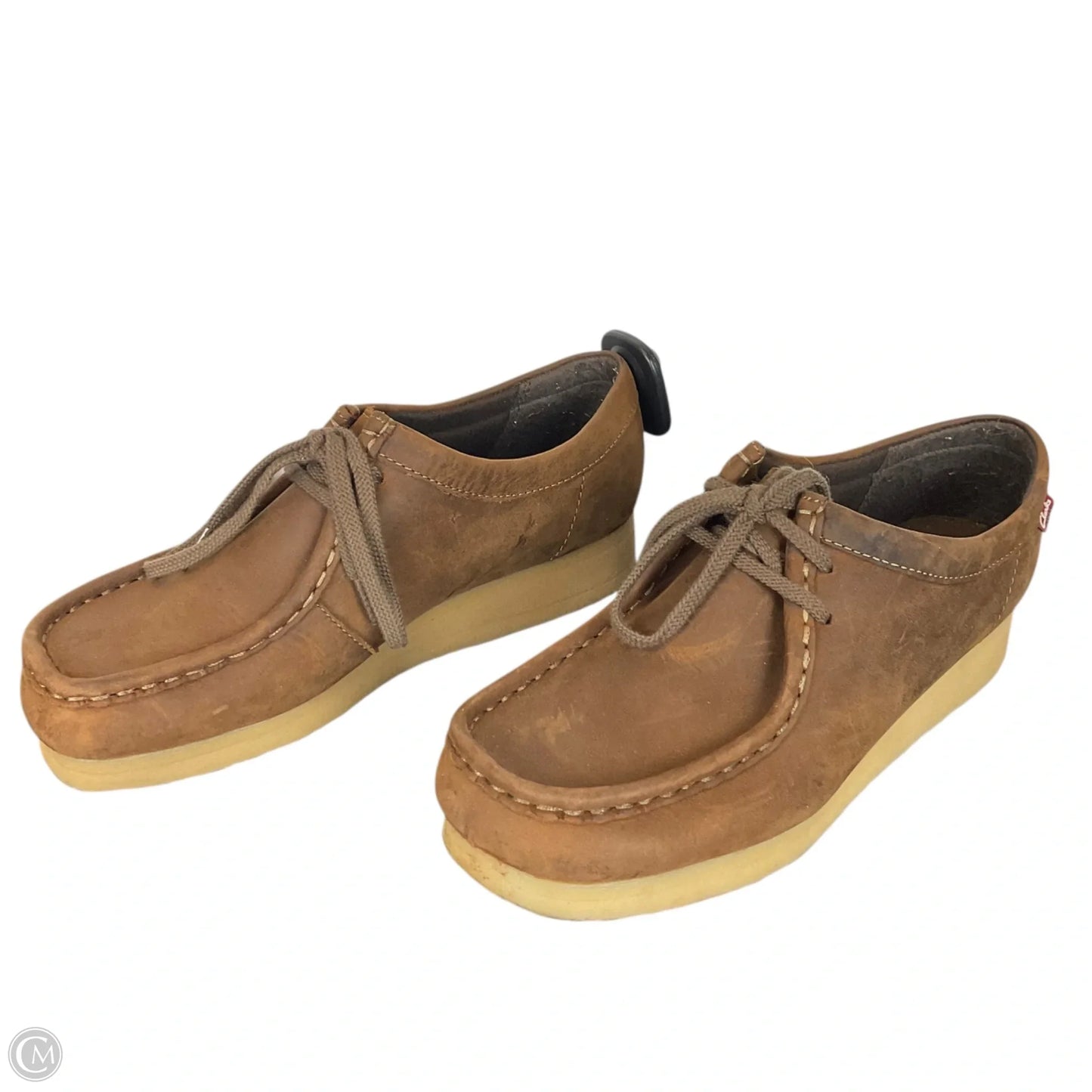 Shoes Flats By Clarks In Brown, Size: 7.5