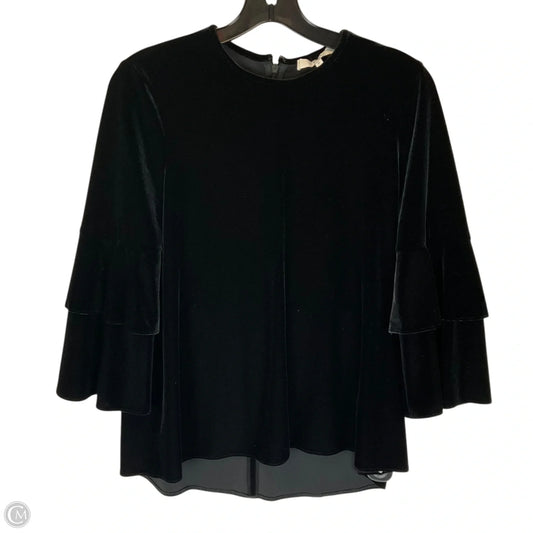 Top Long Sleeve By Tibi In Black, Size: 0