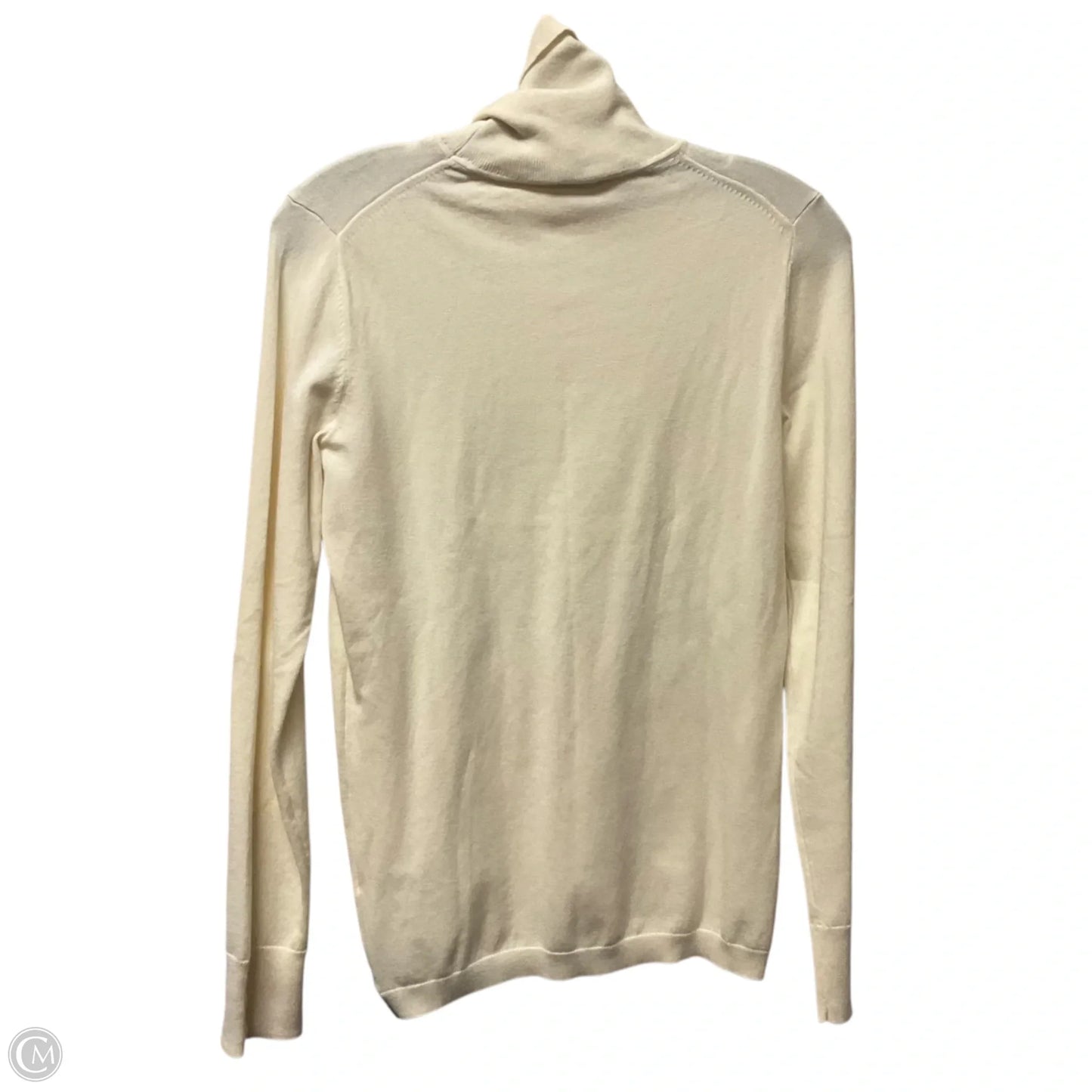 Top Long Sleeve Basic By Talbots In Cream, Size: Xs