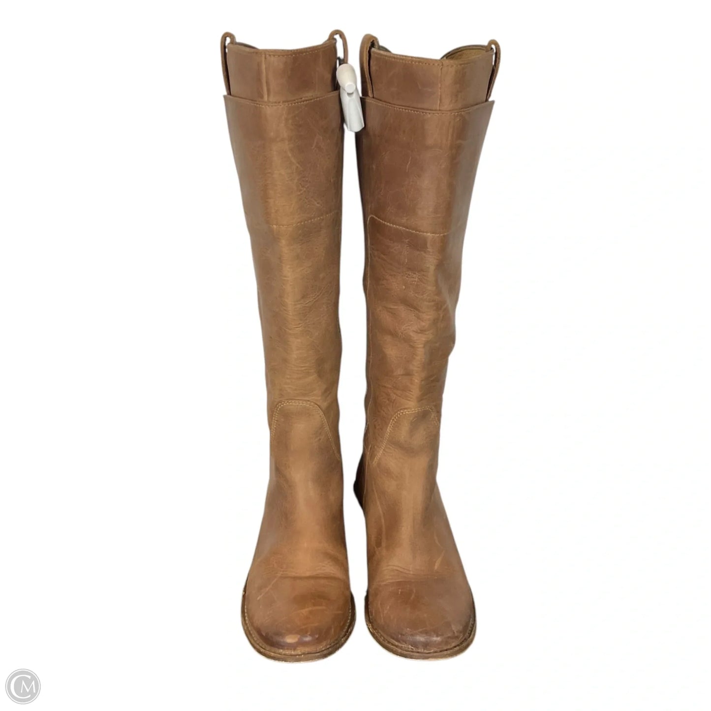 Boots Designer By Frye In Tan, Size: 6.5