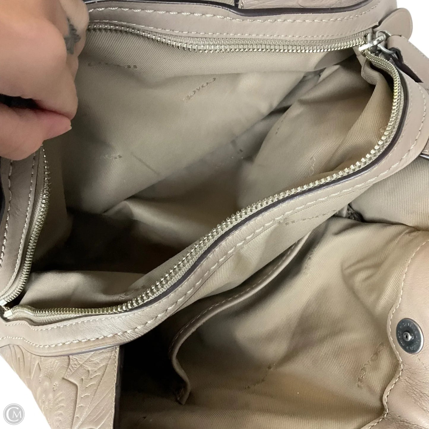 Handbag Designer By Coach, Size: Medium