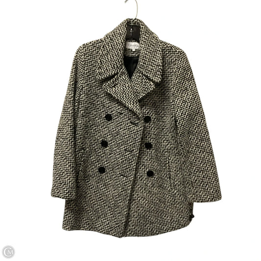 Coat Peacoat By Calvin Klein In Grey, Size: 12