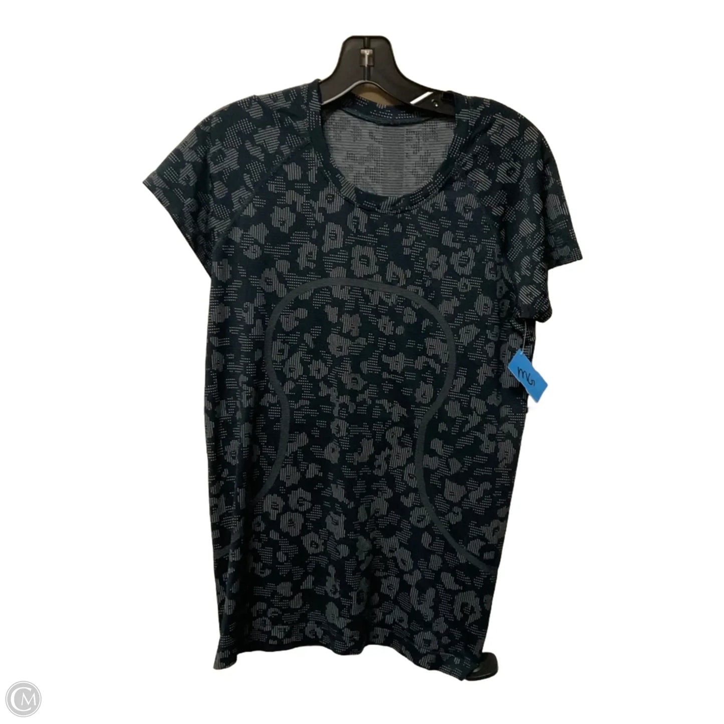 Athletic Top Short Sleeve By Lululemon In Blue, Size: S