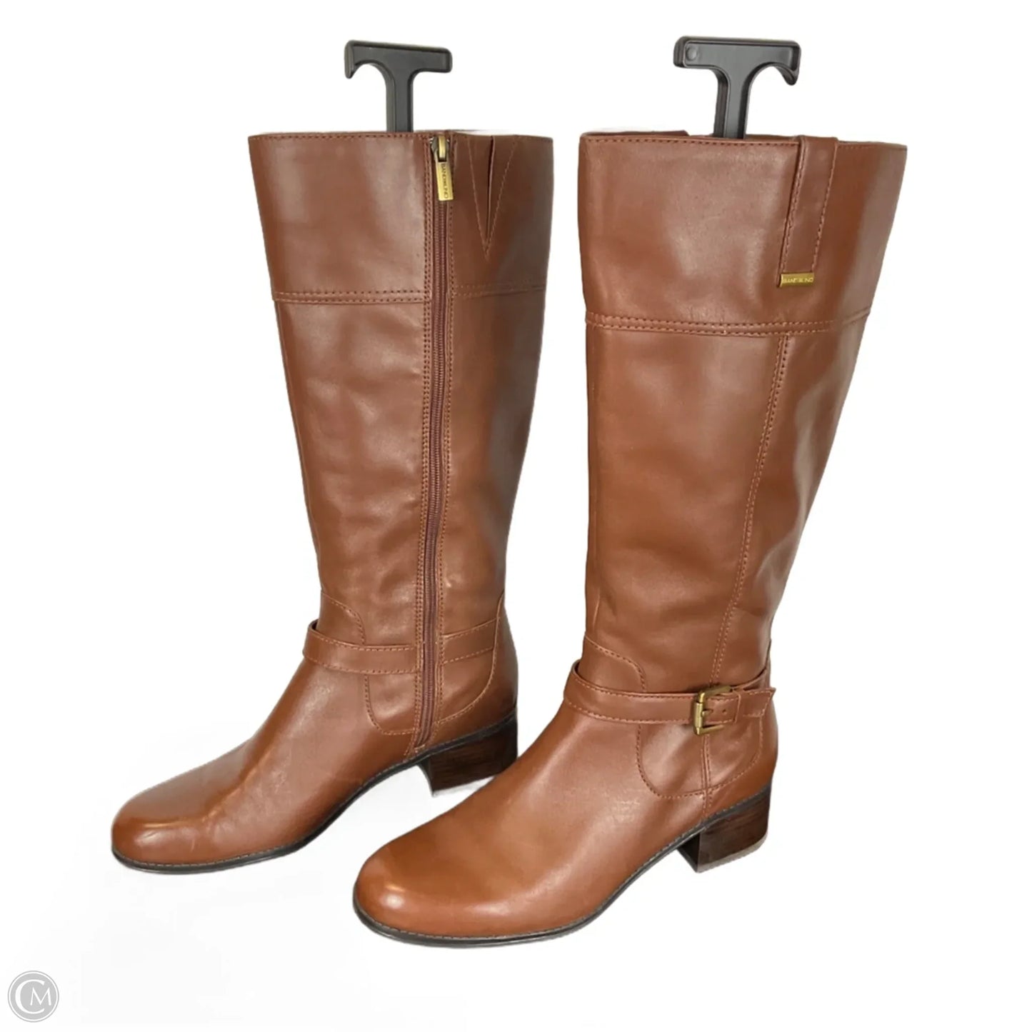 Boots Knee Flats By Bandolino In Brown, Size: 10