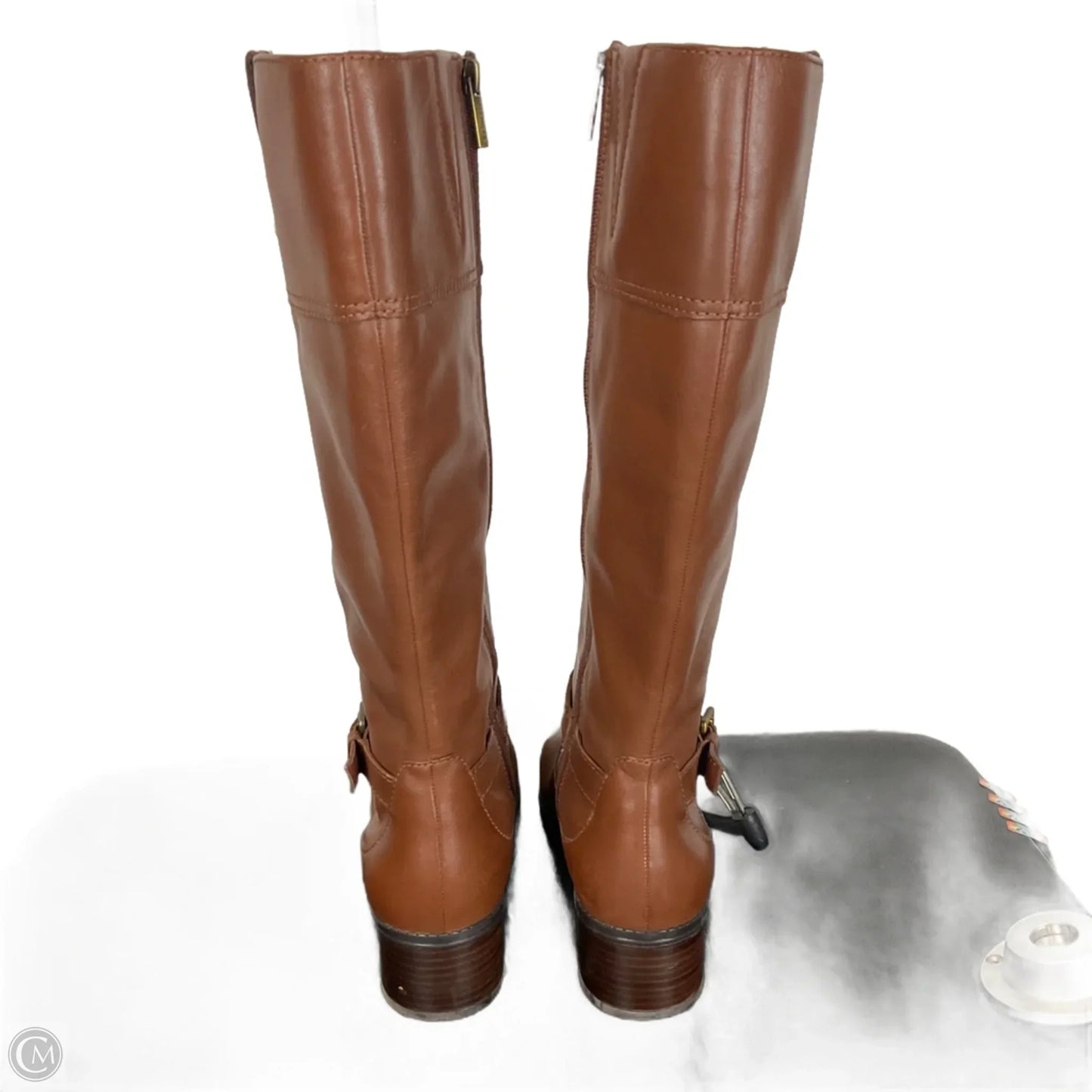 Boots Knee Flats By Bandolino In Brown, Size: 10