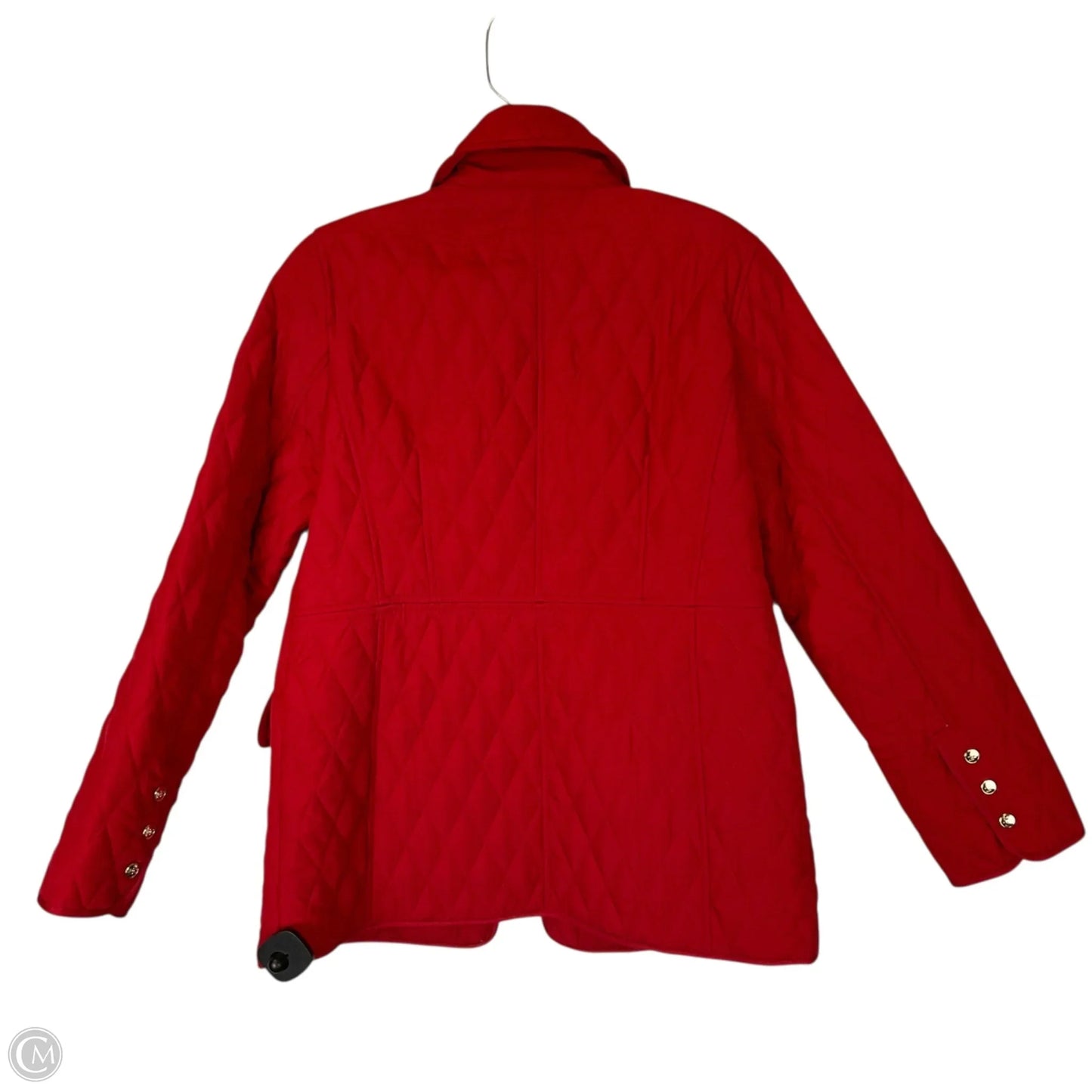 Jacket Puffer & Quilted By Chicos In Red, Size: S