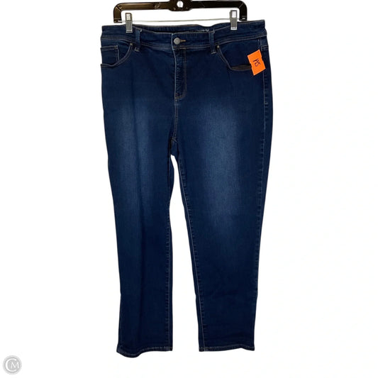 Jeans Skinny By Chicos In Blue Denim, Size: 12