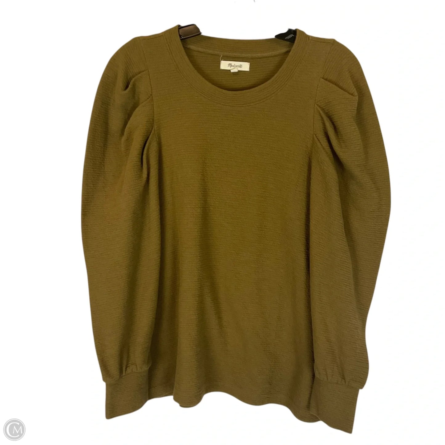 Top Long Sleeve Basic By Madewell In Green, Size: Xl