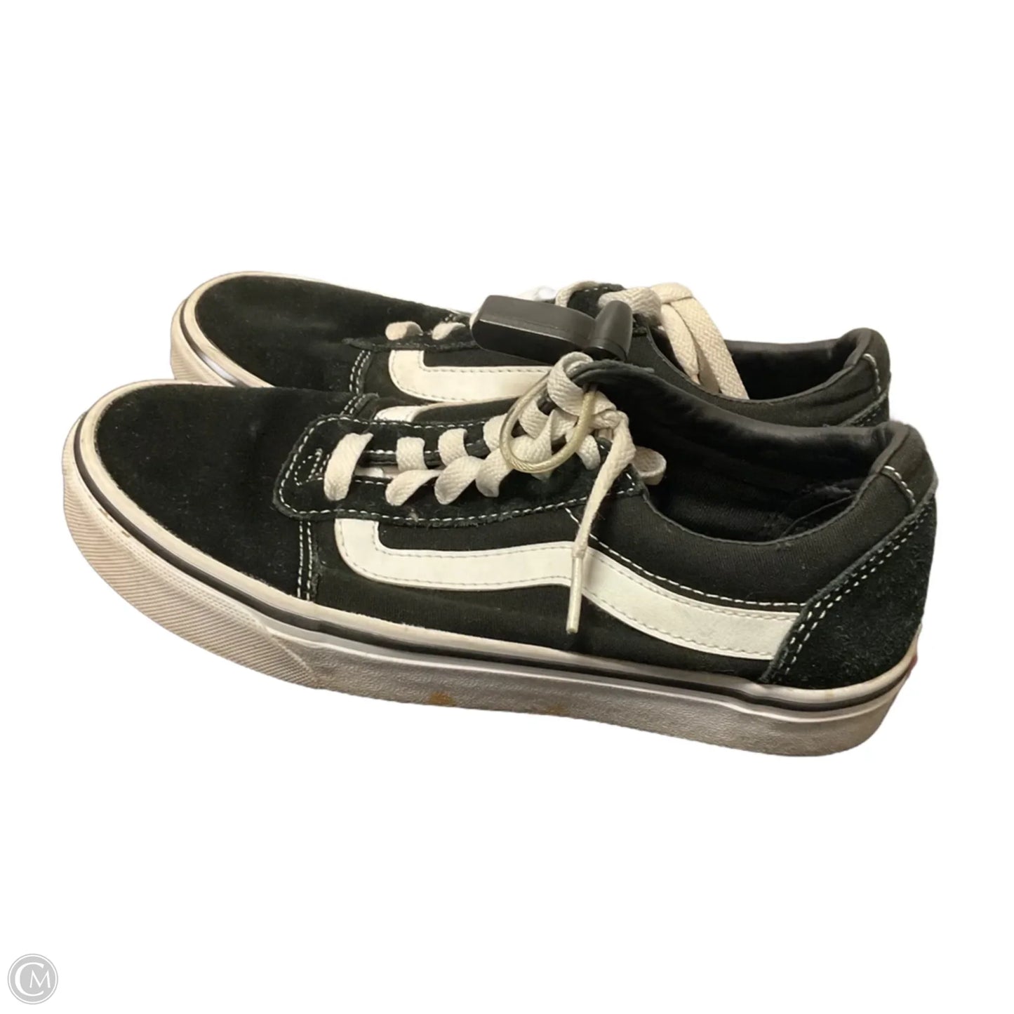 Shoes Sneakers By Vans In Black, Size: 7
