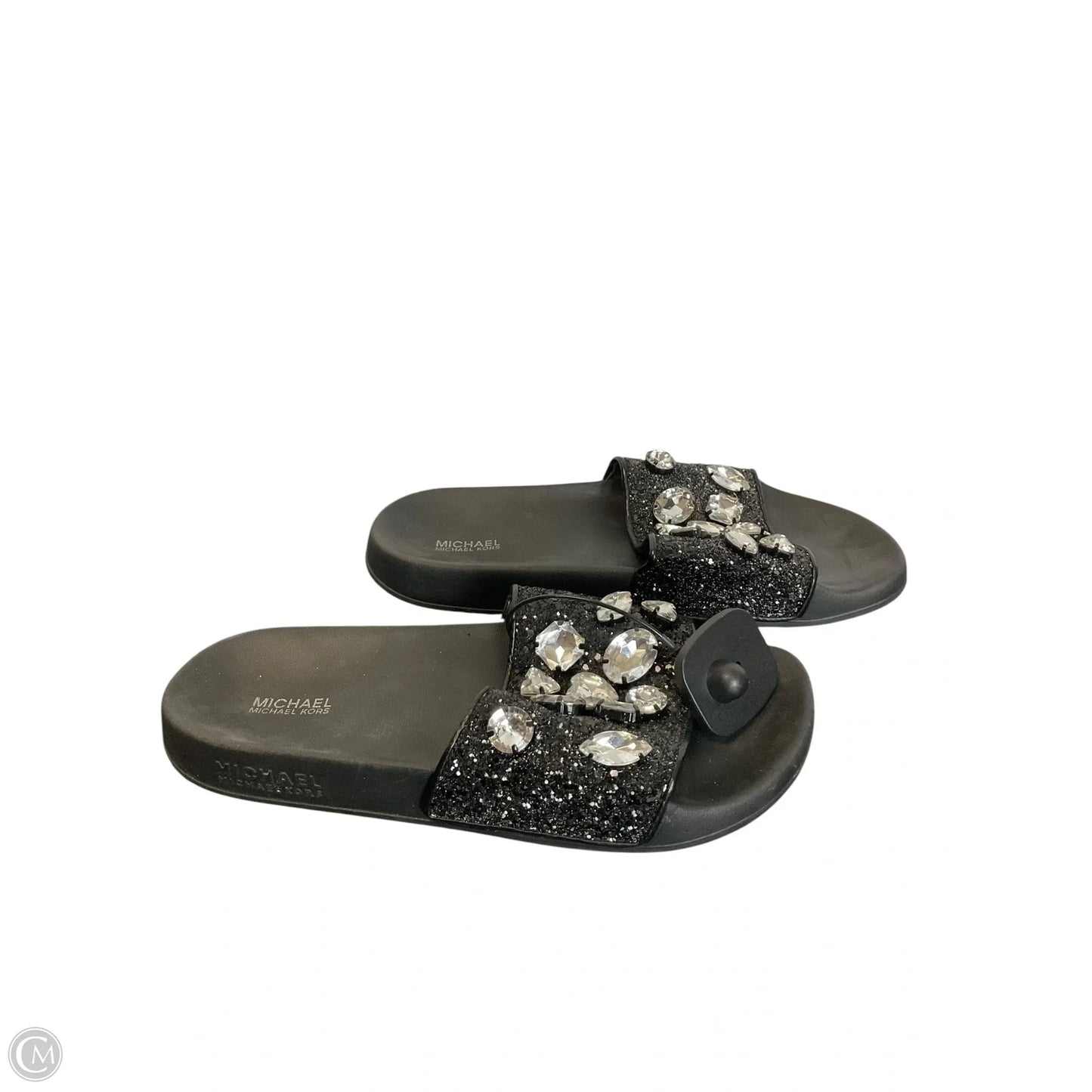 Sandals Designer By Michael Kors In Black, Size: 8