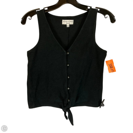 Top Sleeveless By Madewell In Black, Size: Xs