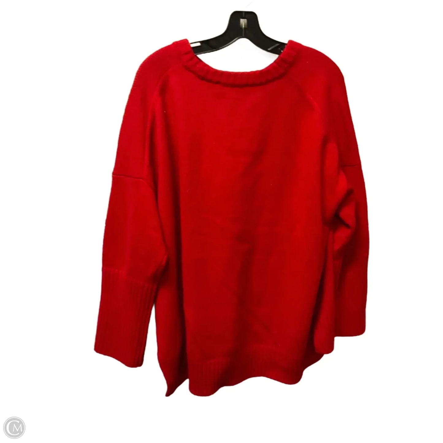 Sweater By Dkny In Red, Size: Xl