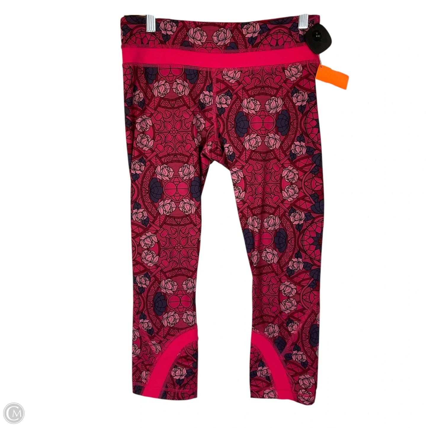 Athletic Capris By Lululemon In Pink, Size: 6