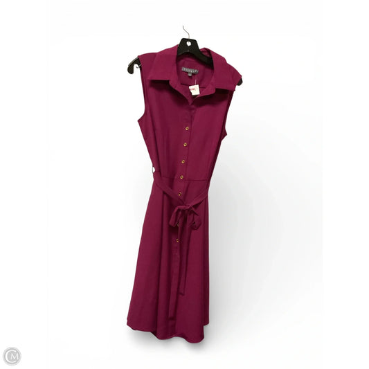 Dress Casual Midi By Sharagano In Purple, Size: 8