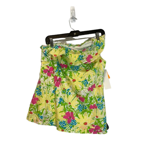 Top Sleeveless Designer By Lilly Pulitzer In Yellow, Size: M