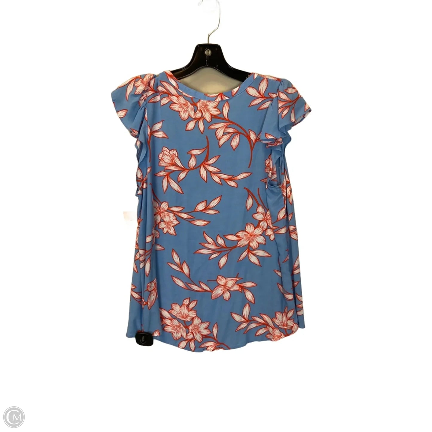 Top Sleeveless By Talbots In Blue, Size: L