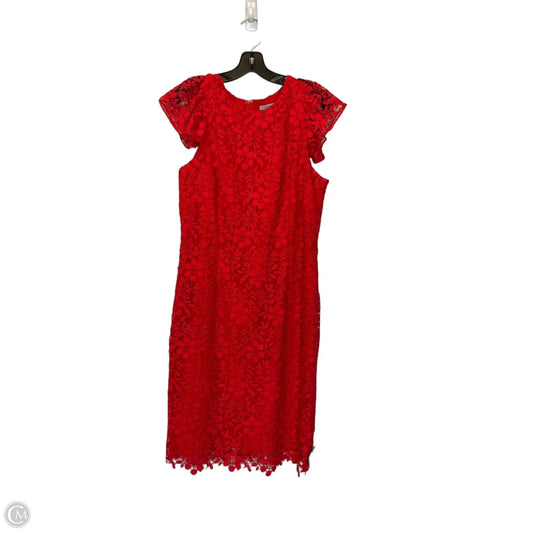Dress Party Midi By Antonio Melani In Red, Size: 10