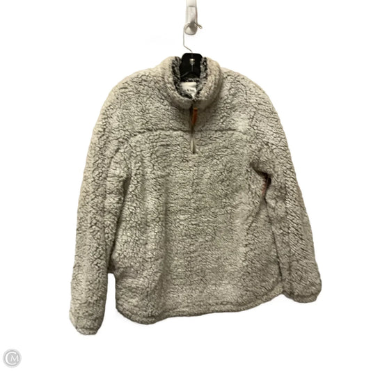 Jacket Faux Fur & Sherpa By Clothes Mentor In White, Size: M