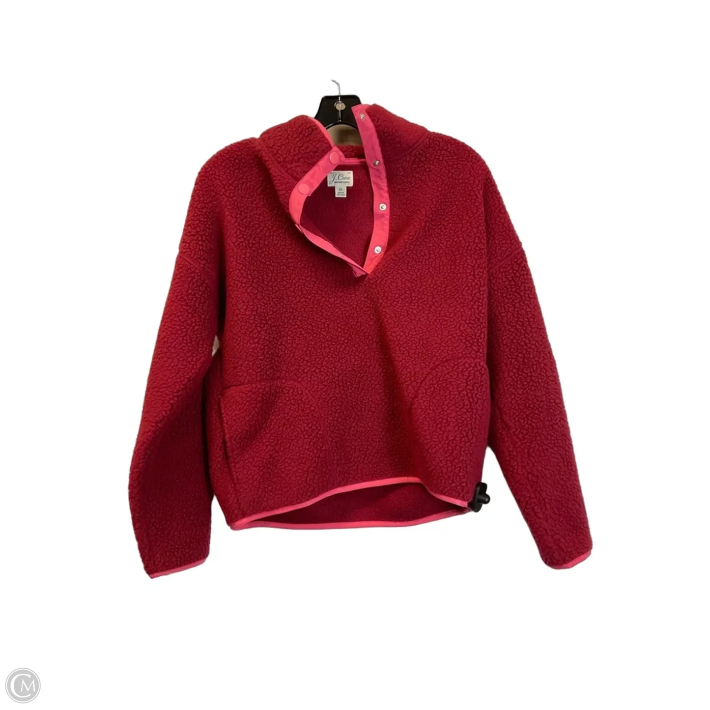 Sweatshirt Collar By J. Crew In Red, Size: Xs