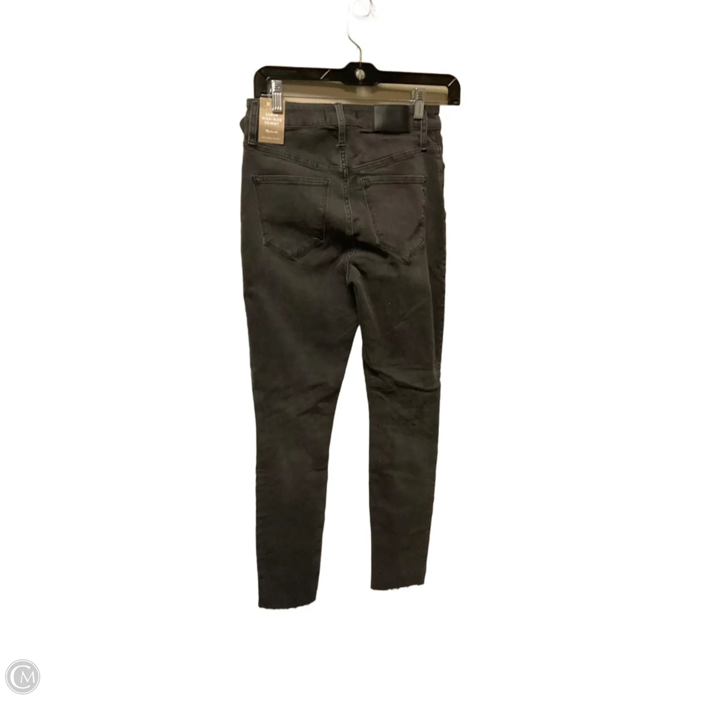 Jeans Skinny By Madewell In Black Denim, Size: 2