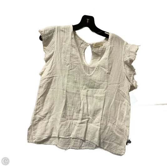 Top Sleeveless Basic By Cmc In White, Size: S
