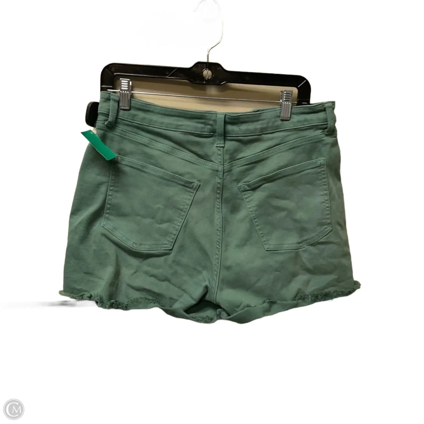 Shorts By American Eagle In Green Denim, Size: 12
