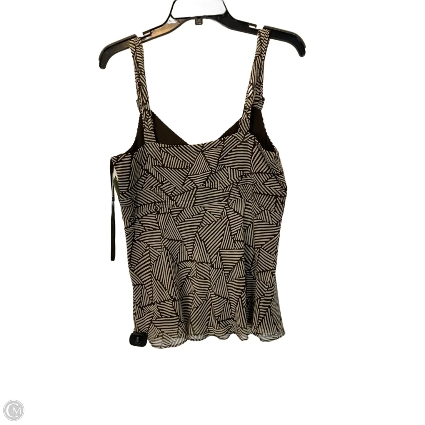 Top Sleeveless By Ann Taylor In Brown, Size: 10