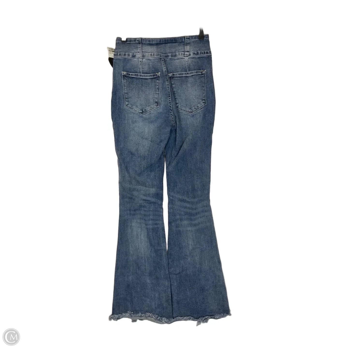 Jeans Flared By Kancan In Blue Denim, Size: 2