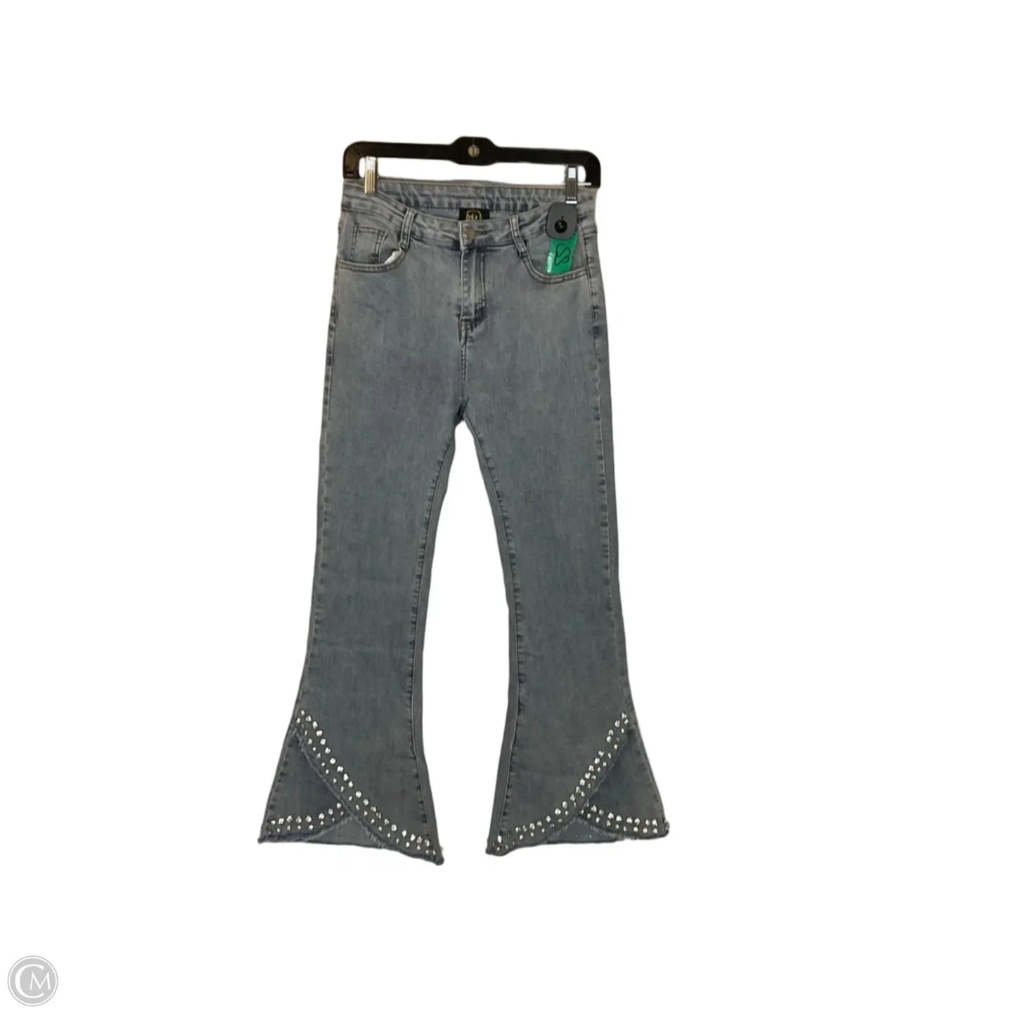 Jeans Flared By Clothes Mentor In Blue Denim, Size: M