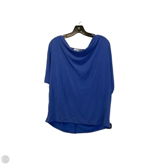 Top Short Sleeve By Green Envelope In Blue, Size: Xl