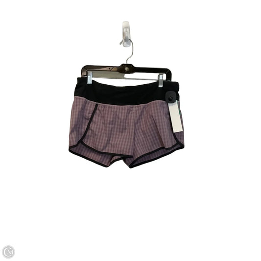 Athletic Shorts By Lululemon In Purple, Size: 8