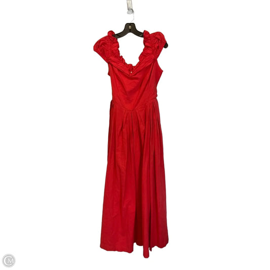 Dress Casual Maxi By Free People In Red, Size: L