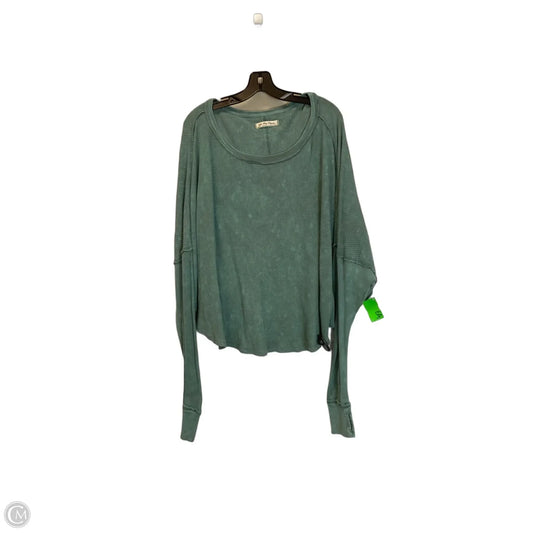 Top Long Sleeve Basic By We The Free In Teal, Size: M