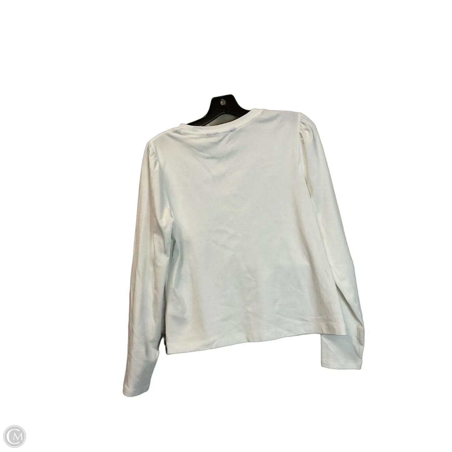 Top Long Sleeve Basic By Vineyard Vines In White, Size: M