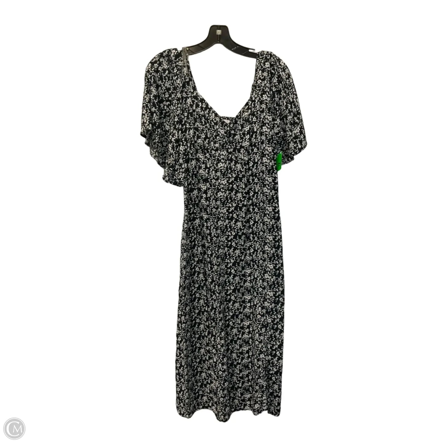 Dress Casual Midi By A New Day In Floral Print, Size: M