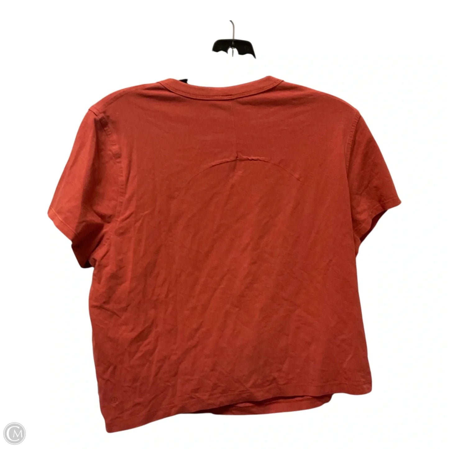 Top Short Sleeve Basic By Lululemon In Orange, Size: S