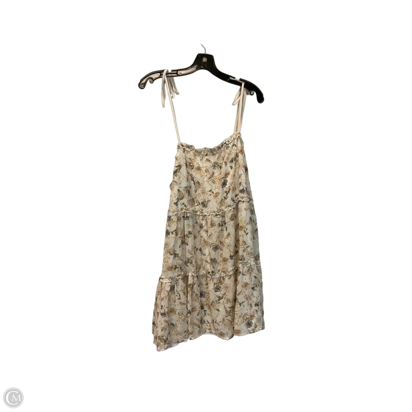 Dress Casual Short By Vestique In Floral Print, Size: L