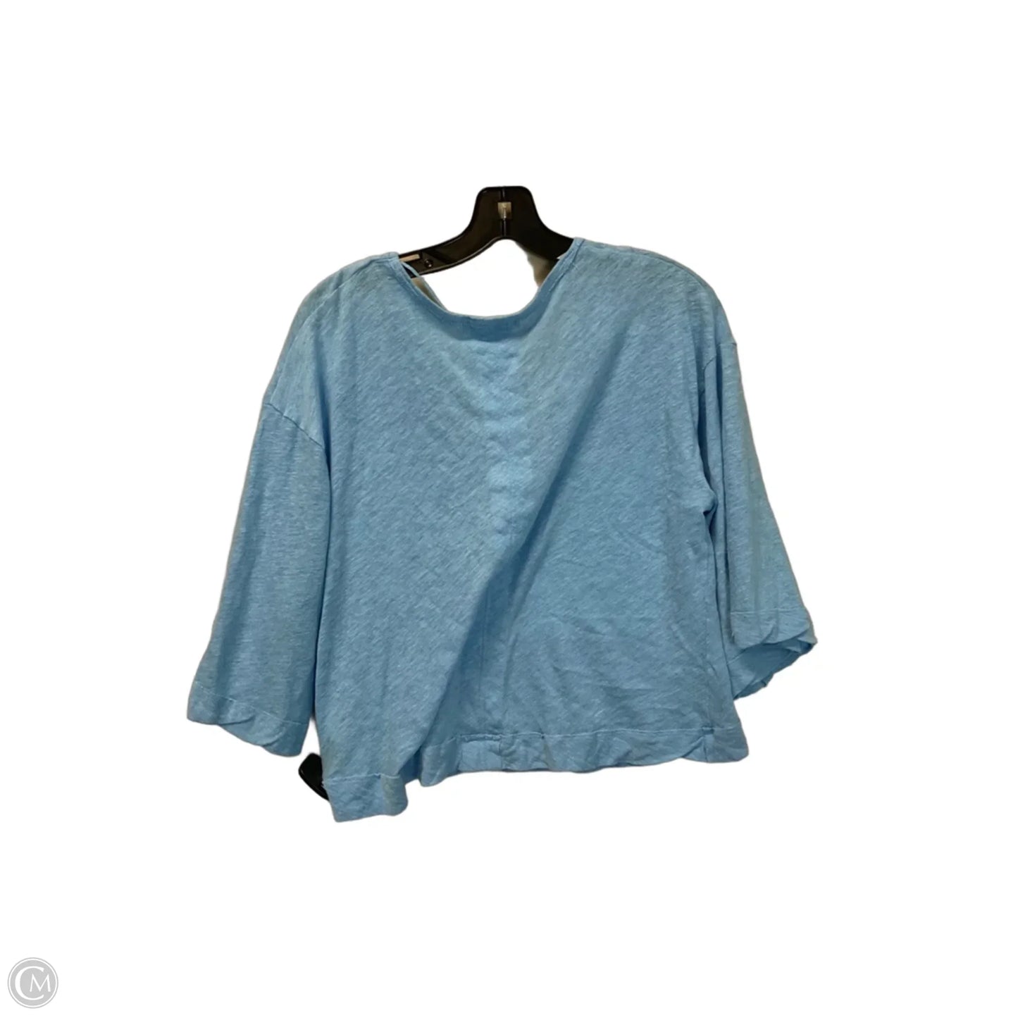 Top 3/4 Sleeve By We The Free In Blue, Size: Xs