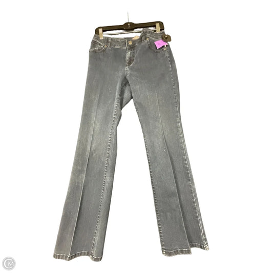 Jeans Straight By Chicos In Blue Denim, Size: 4