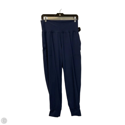 Athletic Leggings By Athleta In Navy, Size: M