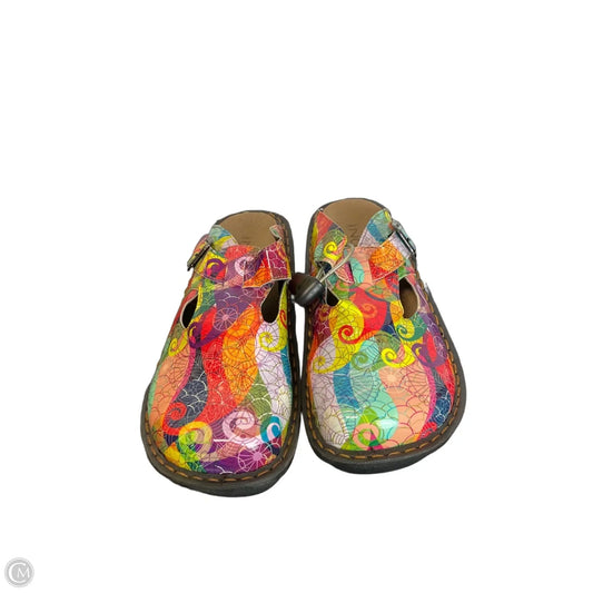 Shoes Flats By Clothes Mentor In Multi-colored, Size: 6.5