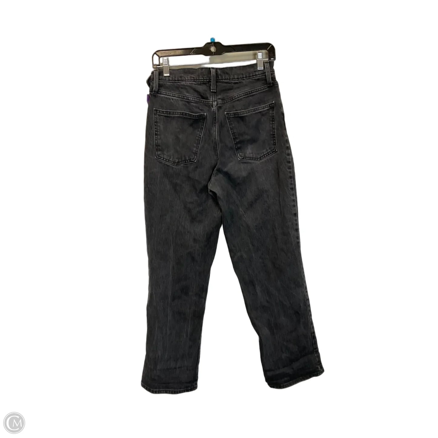 Jeans Straight By Universal Thread In Black Denim, Size: 6