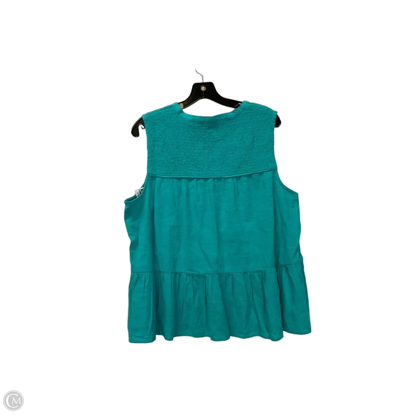 Top Sleeveless By Crown And Ivy In Blue, Size: Xl